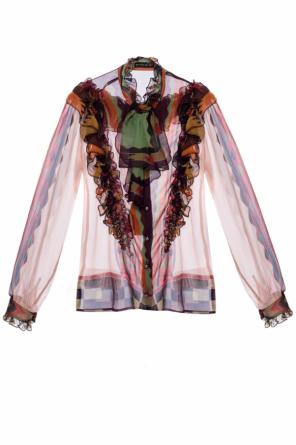 Patterned shirt with ruffles, zdjęcie 1 Patterned shirt with ruffles od Etro